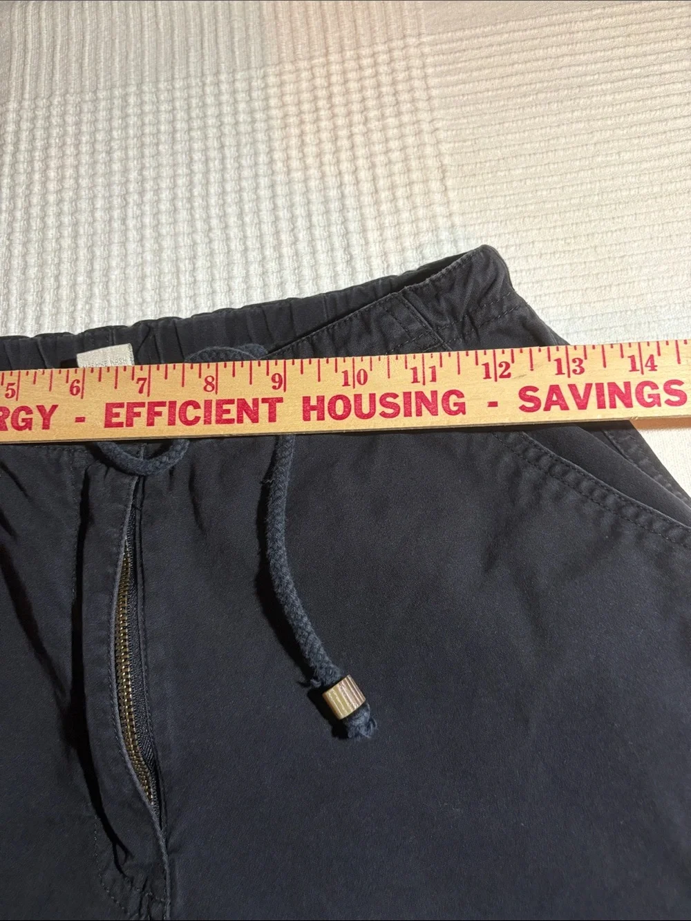 JJill women’s Black Drawstring Cotton Shorts